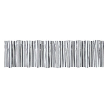 Sawyer Mill Black Ticking Stripe Valance 16x90 VHC Brands - The Fox Decor